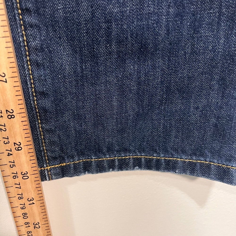 Ann Taylor Loft Boyfriend Jeans 6 Distressed Dark Wash Denim Pants Sz 28 6 - Picture 5 of 6